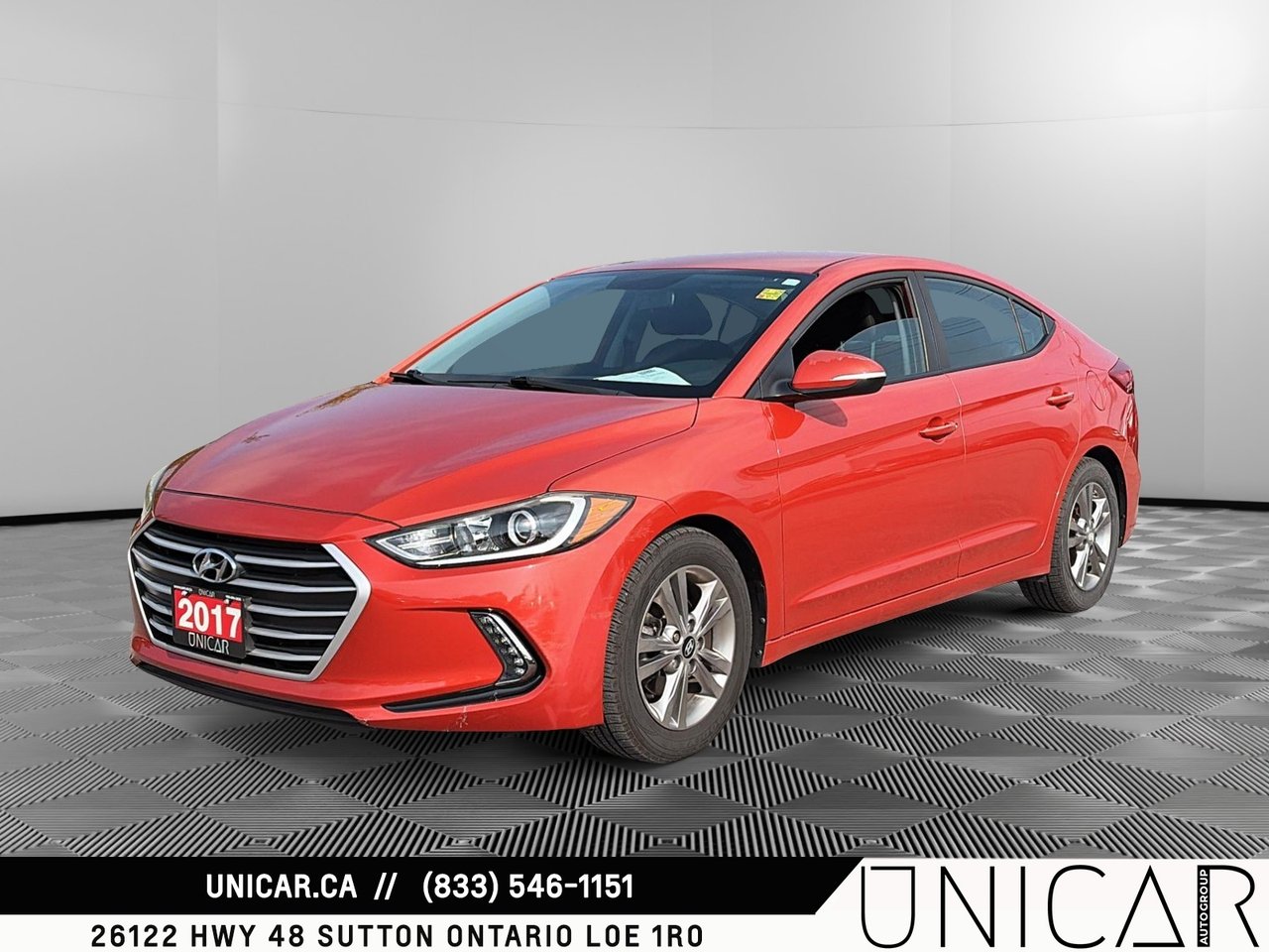 Orange 2017 Hyundai Elantra Sedan Automatic
