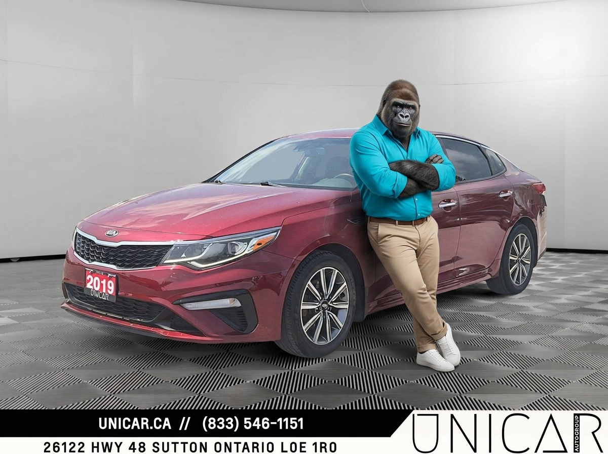 Red 2019 Kia Optima Sedan Front-Wheel Drive Automatic