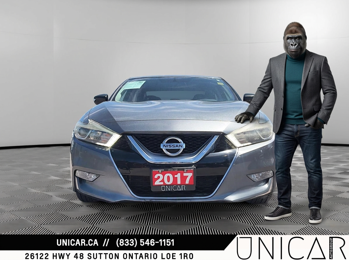 Gray 2017 Nissan Maxima Sedan Front-Wheel Drive Automatic