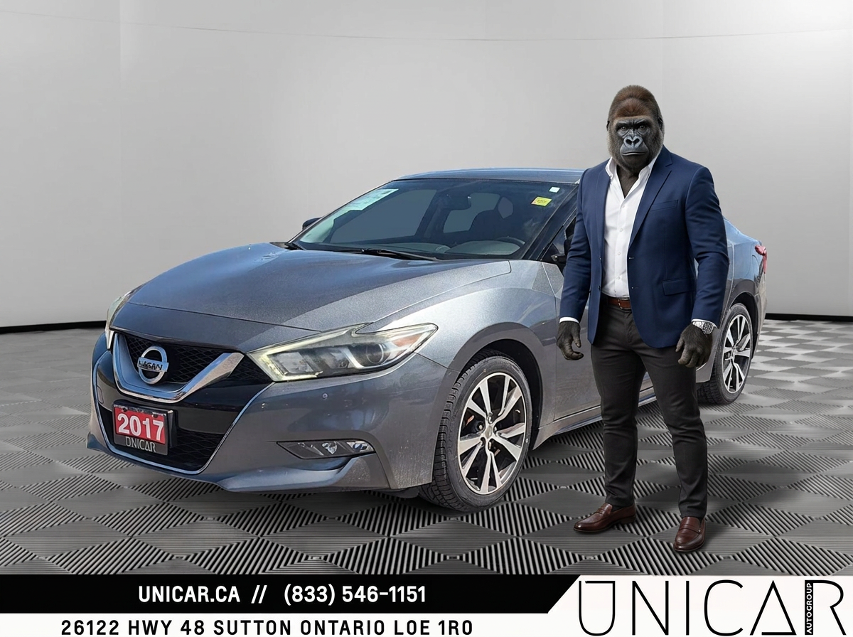 Gray 2017 Nissan Maxima Sedan Front-Wheel Drive Automatic