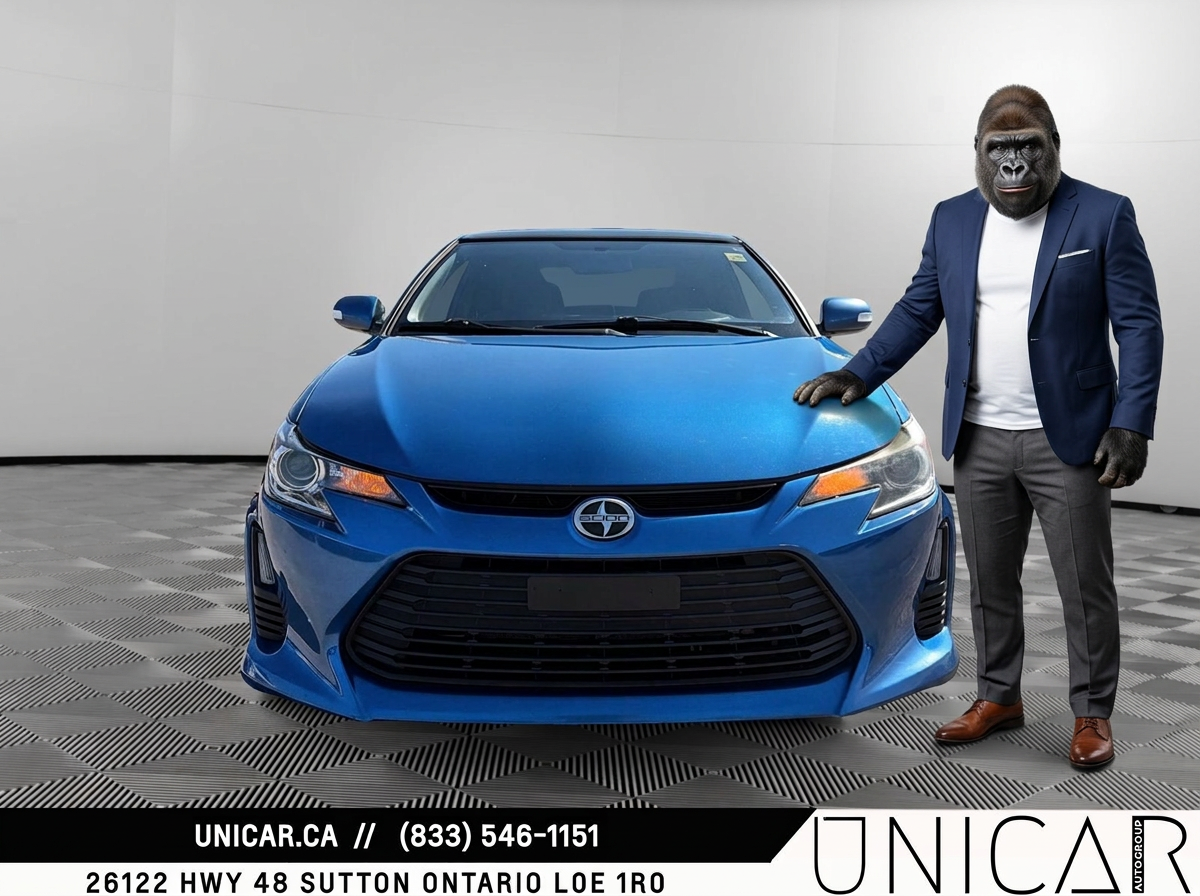 Blue 2016 Scion tC Coupe Front-Wheel Drive Manual