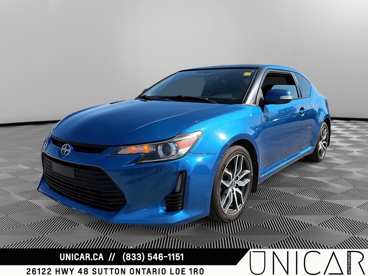 Blue 2016 Scion tC Coupe Front-Wheel Drive Manual
