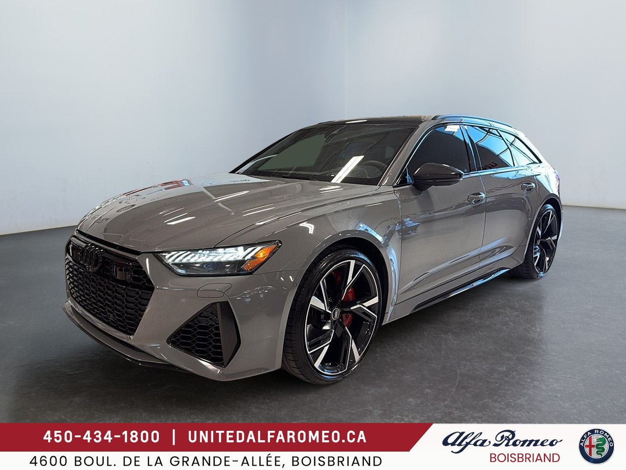 Nardo Gray 2022 Audi RS 6 Avant 4.0T quattro AWD Wagon All-Wheel Drive Automatic
