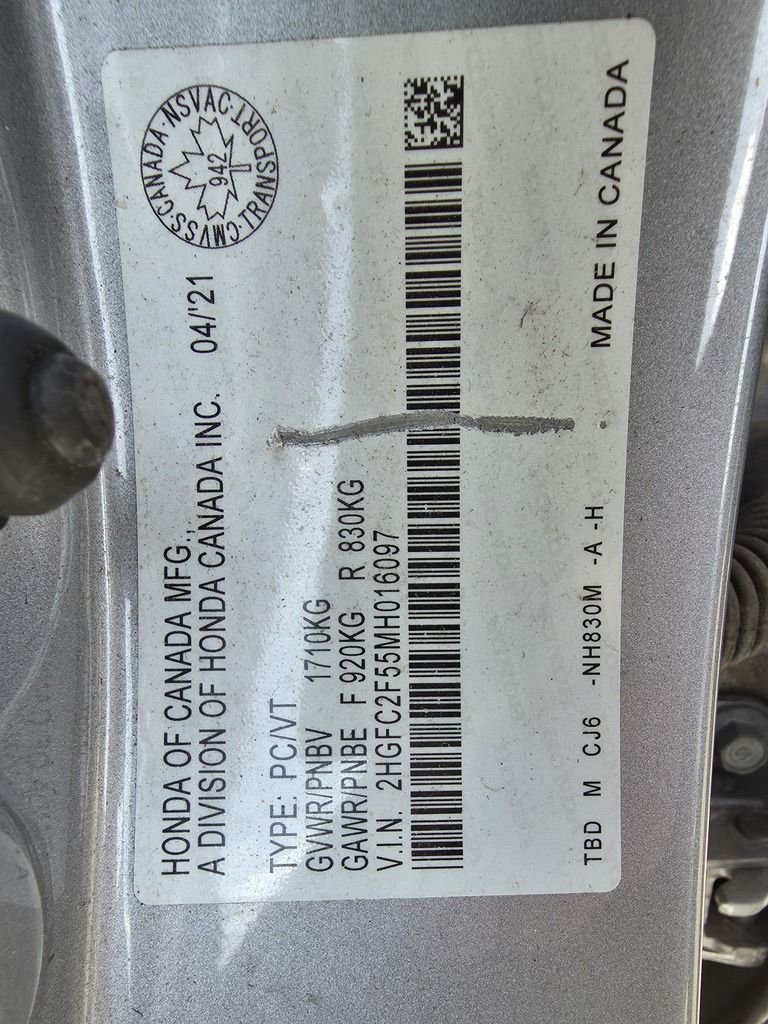 2021 Honda Civic Sedan LX