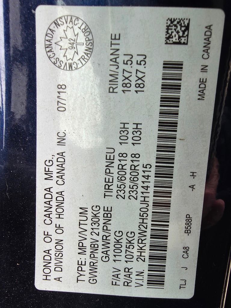 2018 Honda CR-V EX-L