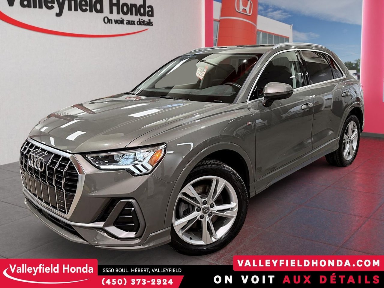 2019 Audi Q3 Progressiv S-Line 2.0T QUATTRO+TOIT+CUIR-0