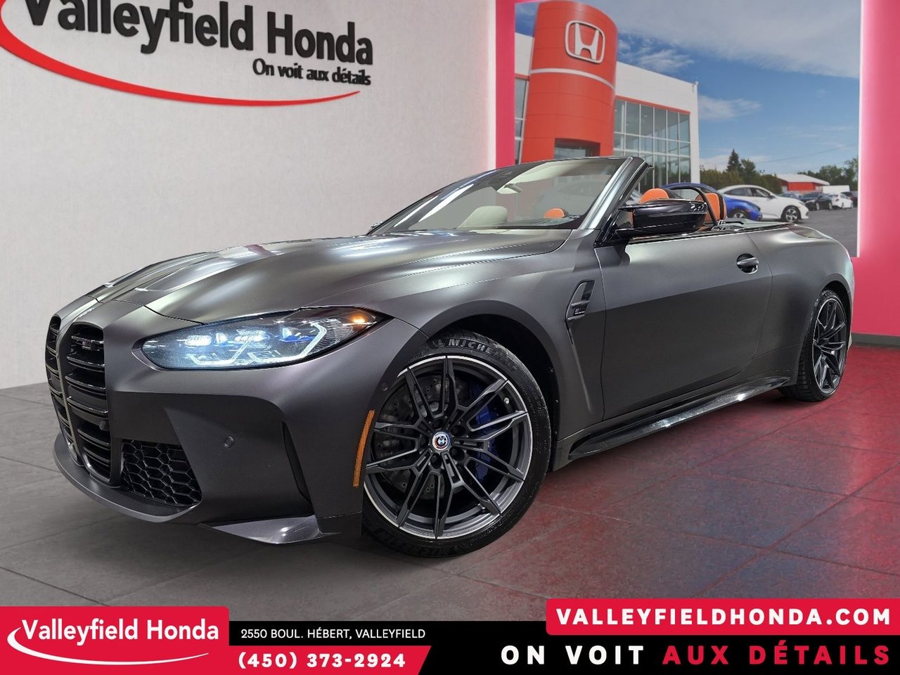 BMW Individual Manufaktur Frozen Paintwork 2023 BMW M4 Convertible All-Wheel Drive Automatic