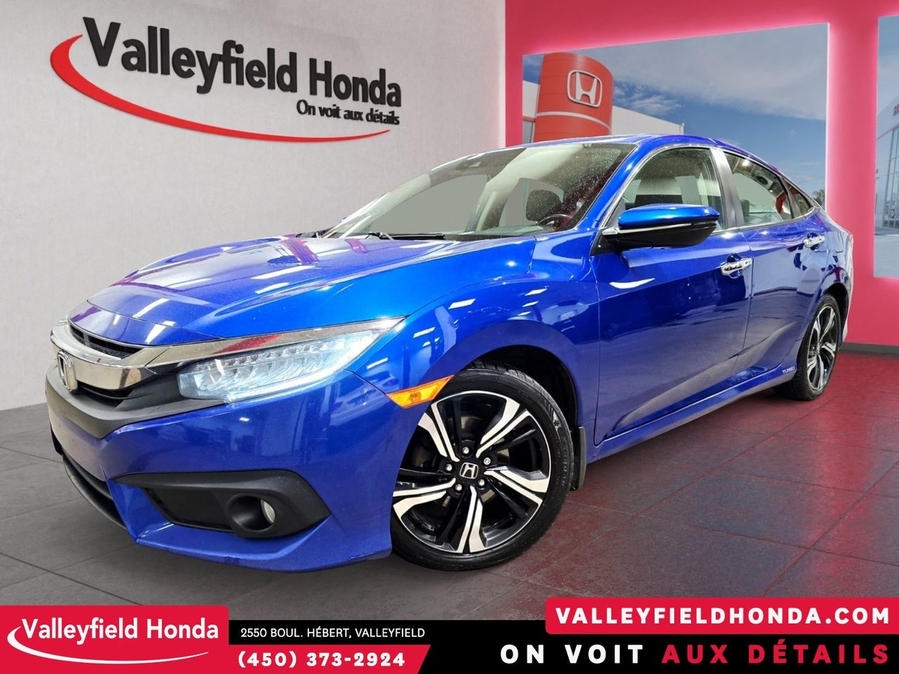 2018 Honda Civic Sedan Touring OCCASION APPROUVÉ HONDA-0
