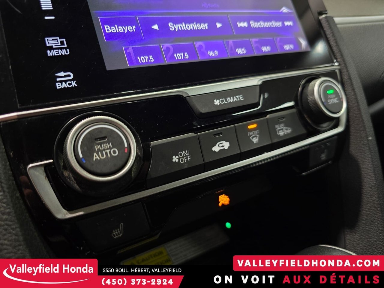 2018 Honda Civic Sedan Touring OCCASION APPROUVÉ HONDA-18