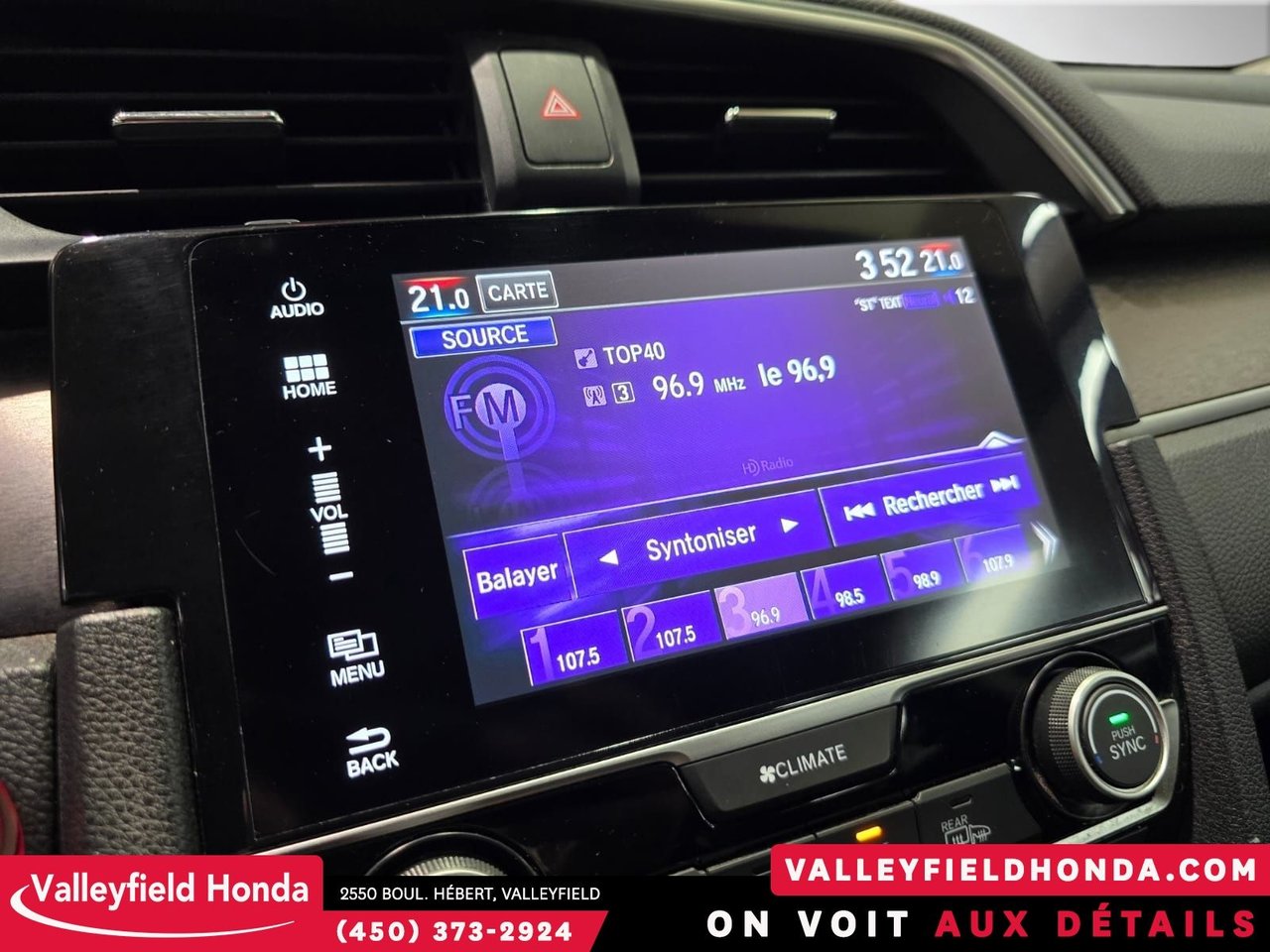 2018 Honda Civic Sedan Touring OCCASION APPROUVÉ HONDA-26