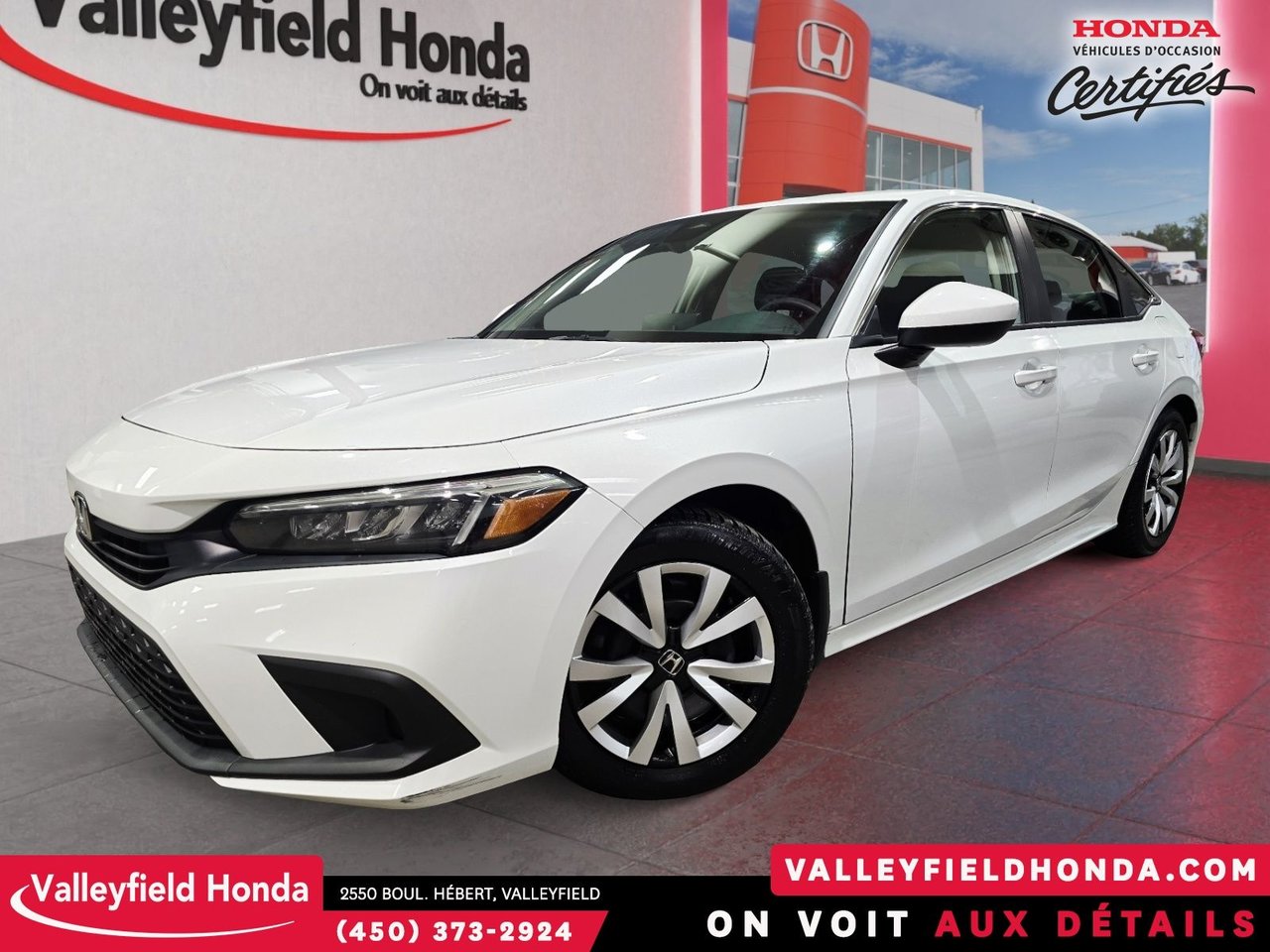 2022 Honda Civic Sedan LX BAS KM - CERTIFIÉ 7ANS/160 000KM-0