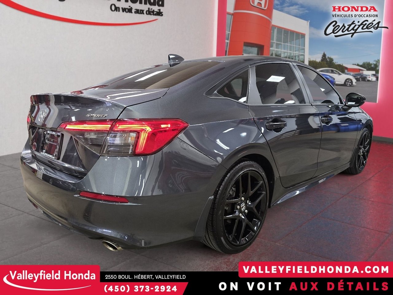2024 Honda Civic Sedan Sport CERTIFIÉ GARANTIE 7 ANS 160000KM PROPULSEUR-4