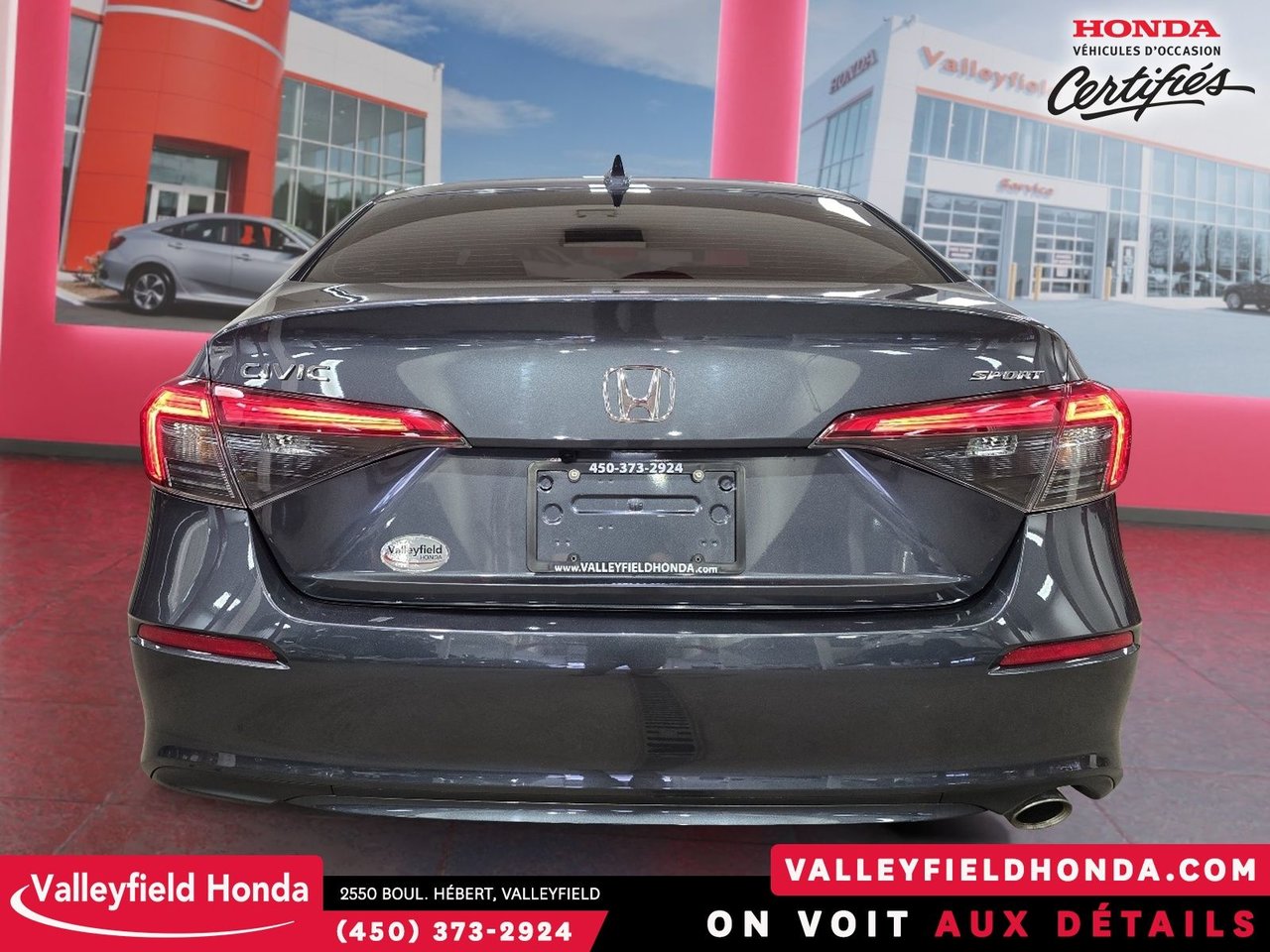 2024 Honda Civic Sedan Sport CERTIFIÉ GARANTIE 7 ANS 160000KM PROPULSEUR-5