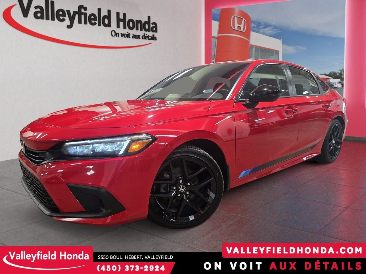 2024 Honda Civic Sedan Sport CERTIFIÉ GARANTIE 7 ANS 160000KM PROPULSEUR-0