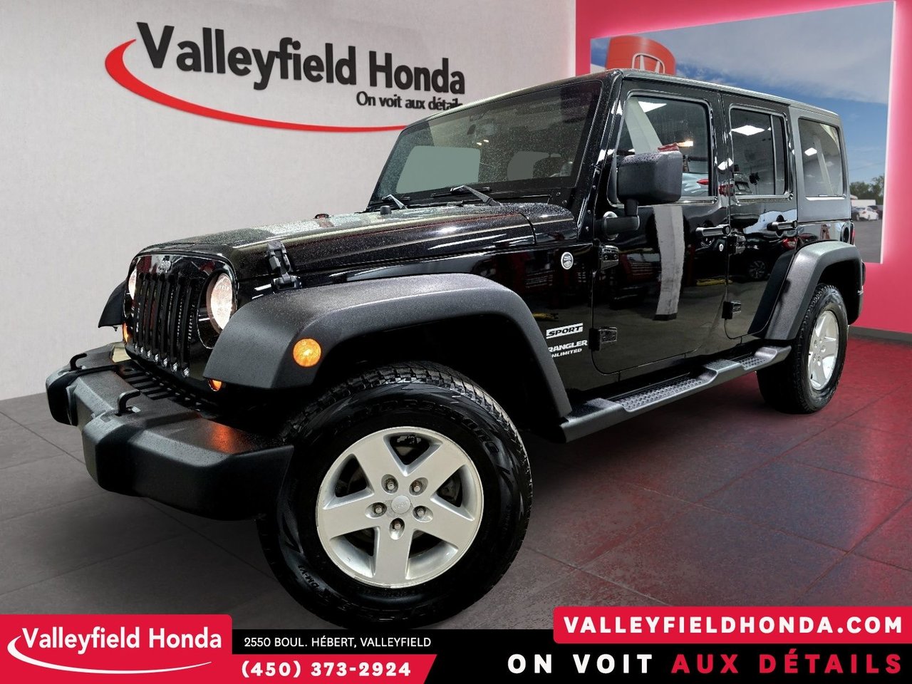Jeep Wrangler Unlimited Sport BAS KILOMÉTRAGE ! 2013-0