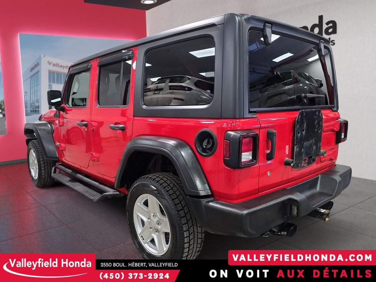 Jeep Wrangler Unlimited Sport 4X4 BAS KM 2019-7
