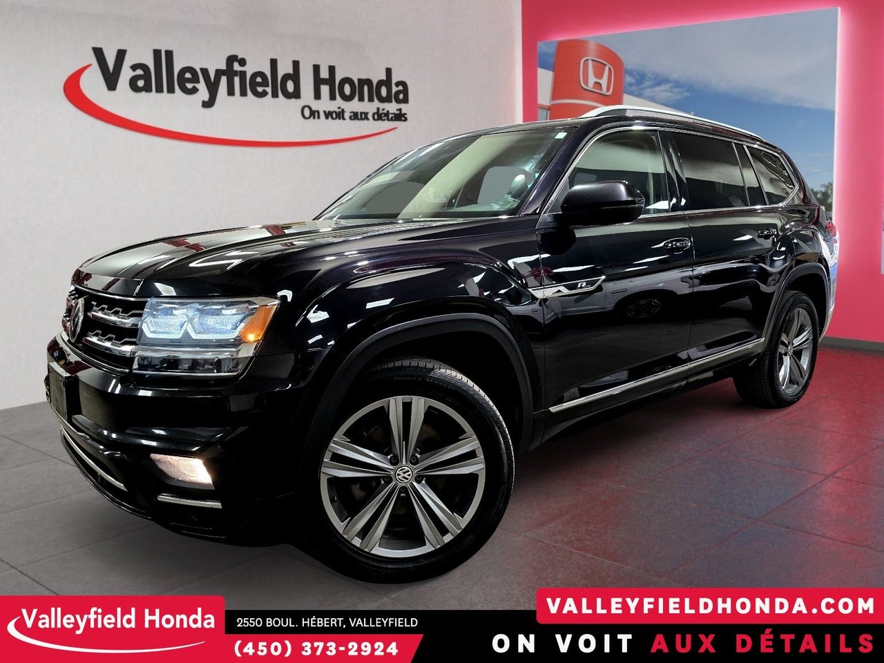 Volkswagen Atlas Execline R-LINE - CUIR TOIT 7 PASSAGERS 2019-0