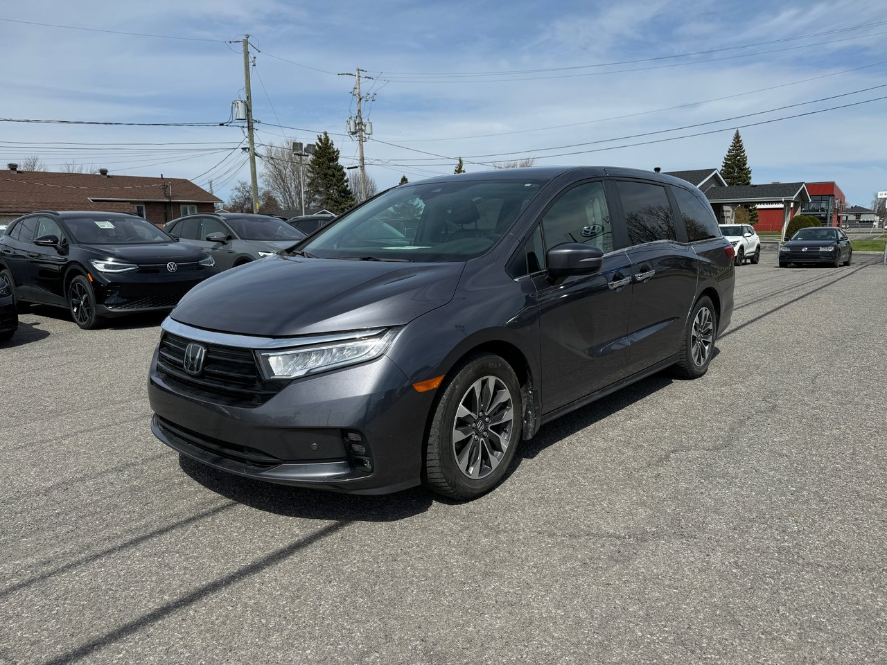 2021 Honda Odyssey EXL-RES+DVD+CAMÉRA DE RECUL+BLUETOOTH+CUIR+TOIT *ACCIDENT FREE*