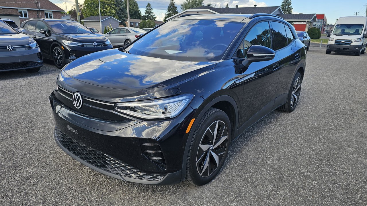 2023 Volkswagen ID.4 Pro S AWD+ENSEMBLE STATEMENT+CUIR+TOIT +NAV No accidents, Pano Sunroof,