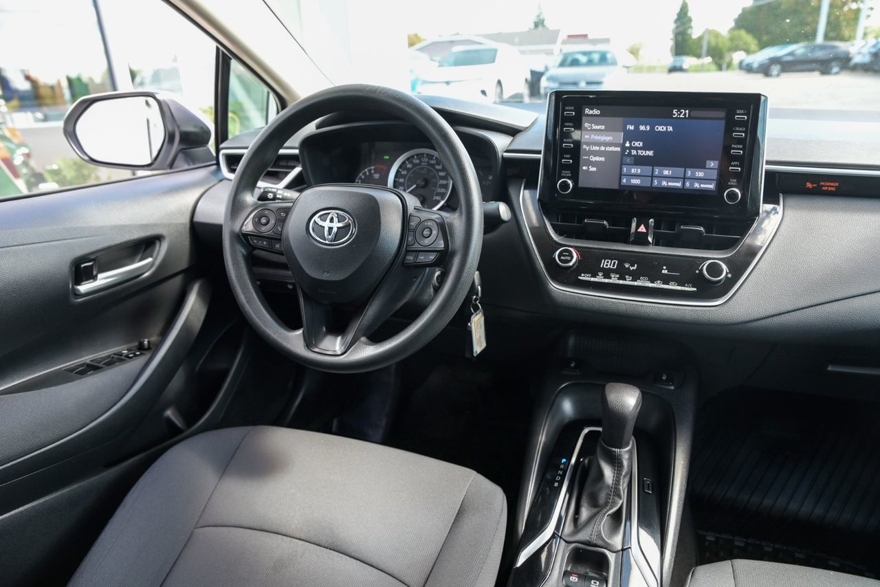 Toyota Corolla LE CVT+CAMERA DE RECUL+BLUETOOTH+SIEGES CHAUFFANTS 2020 AUCUN ACCIDENT, AUTO, DEMARREUR