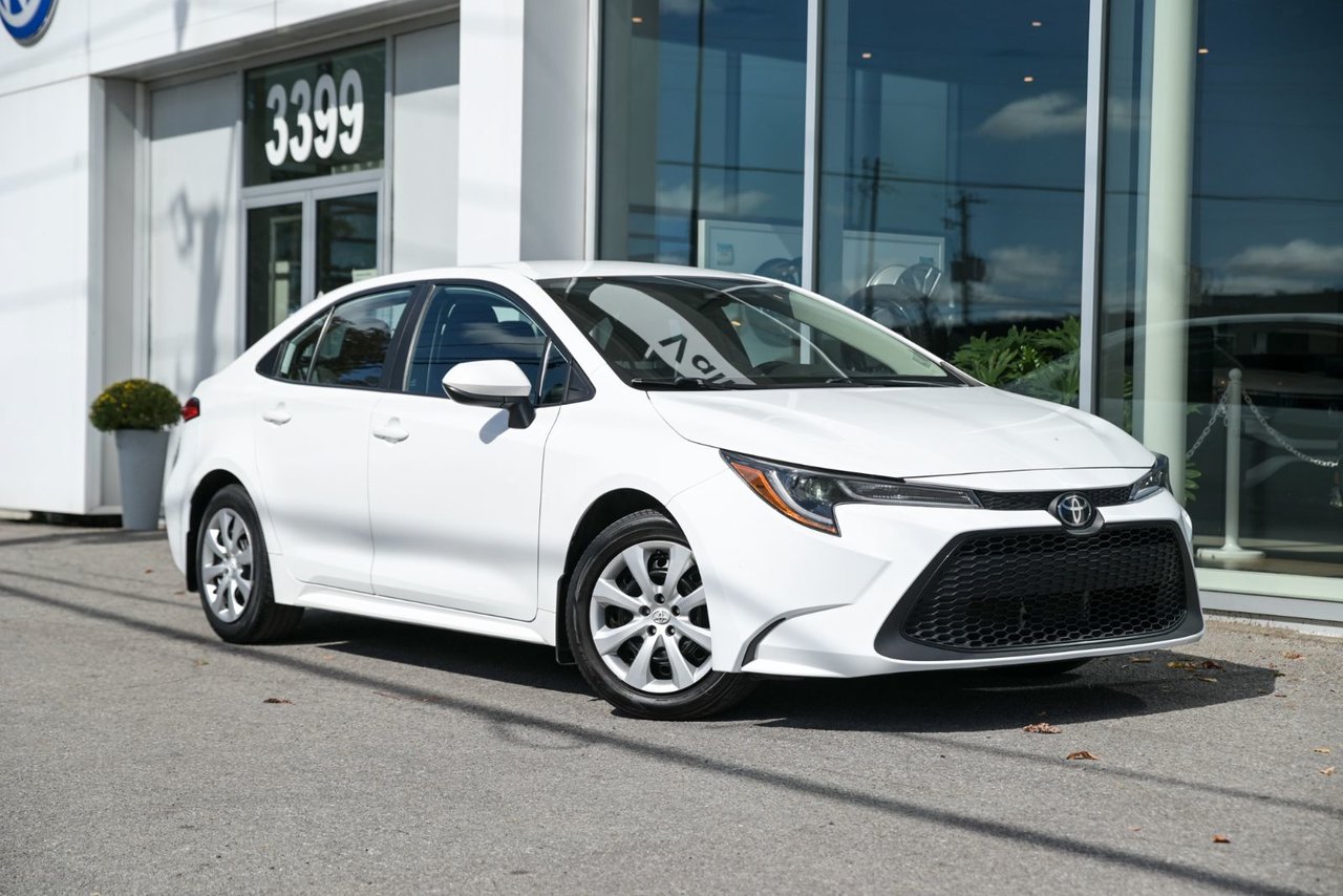 Toyota Corolla LE CVT+CAMERA DE RECUL+BLUETOOTH+SIEGES CHAUFFANTS 2020 AUCUN ACCIDENT, AUTO, DEMARREUR