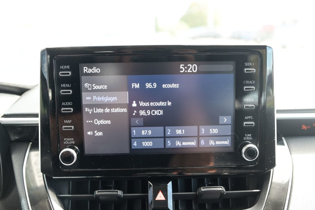 Toyota Corolla LE CVT+CAMERA DE RECUL+BLUETOOTH+SIEGES CHAUFFANTS 2020 AUCUN ACCIDENT, AUTO, DEMARREUR