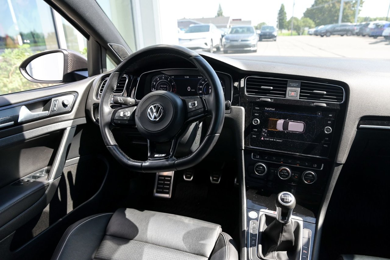 2019 Volkswagen Golf R Option Carbon + 6 VIT+CAMÉRA DE RECUL+4 MOTION MANUAL, 4 MOTION
