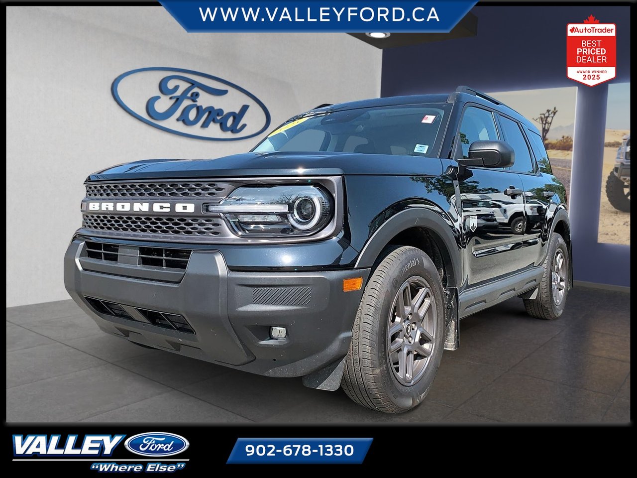 Black 2025 Ford Bronco Sport SUV / Crossover All-Wheel Drive Automatic