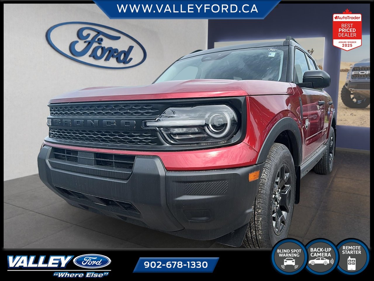 Ruby Red Metallic Tinted Clearcoat 2026 Ford Bronco Sport SUV / Crossover All-Wheel Drive Automatic