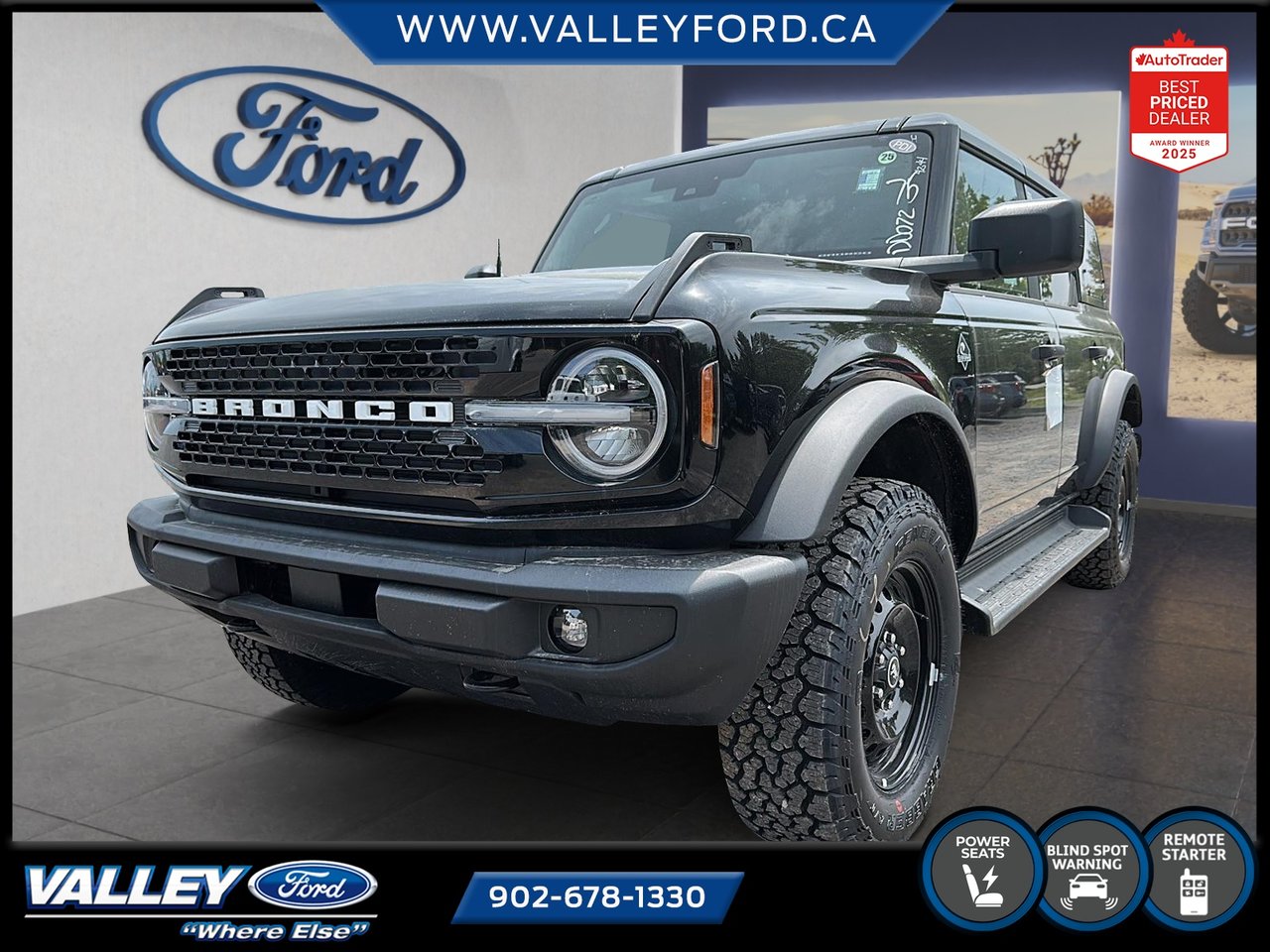 Shadow Black 2026 Ford Bronco Outer Banks 4-Door 4WD SUV / Crossover Four-Wheel Drive Automatic