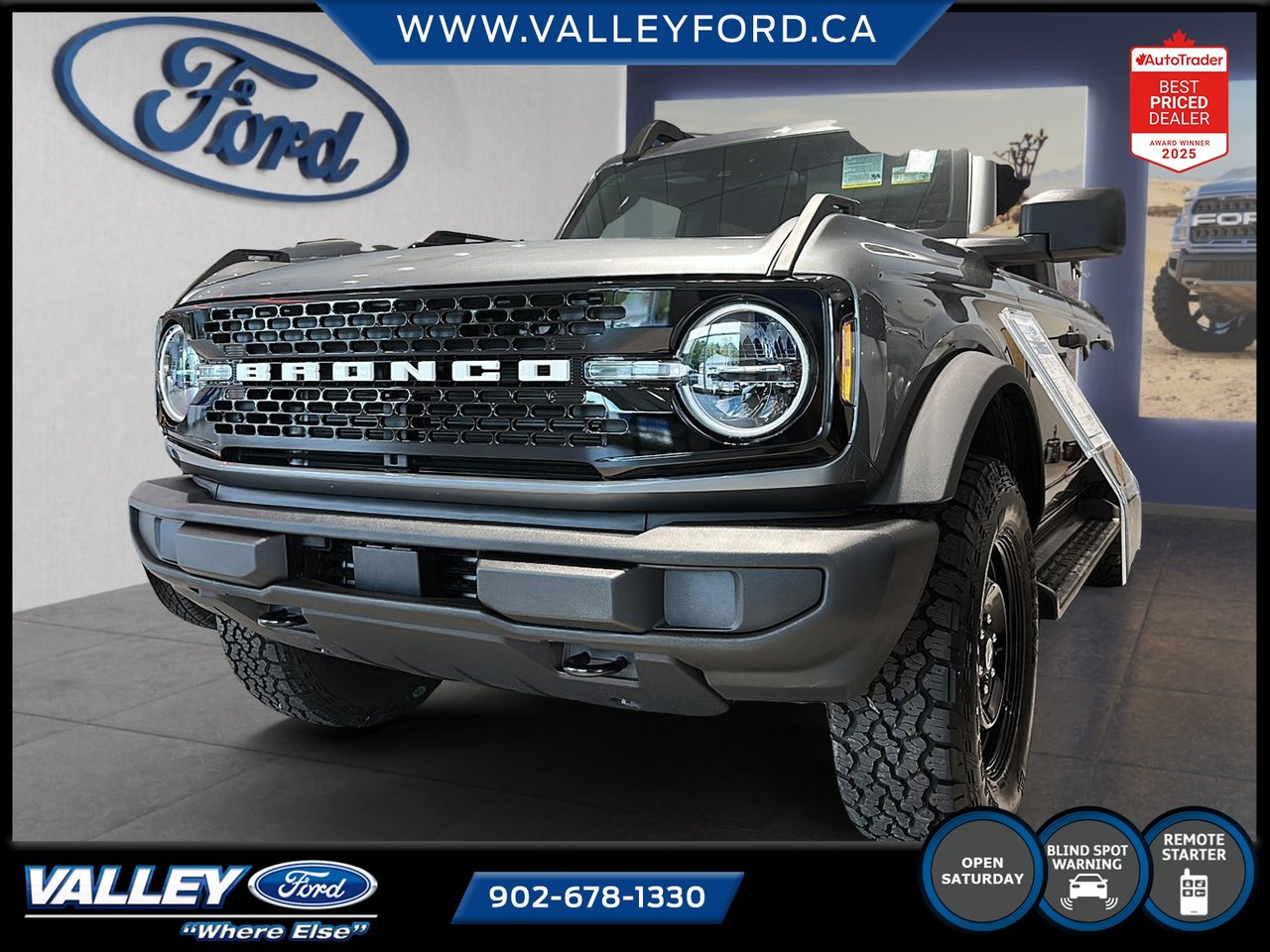Gray (Carbonized Grey Metallic) 2026 Ford Bronco Big Bend 4-Door 4WD SUV / Crossover Four-Wheel Drive Automatic