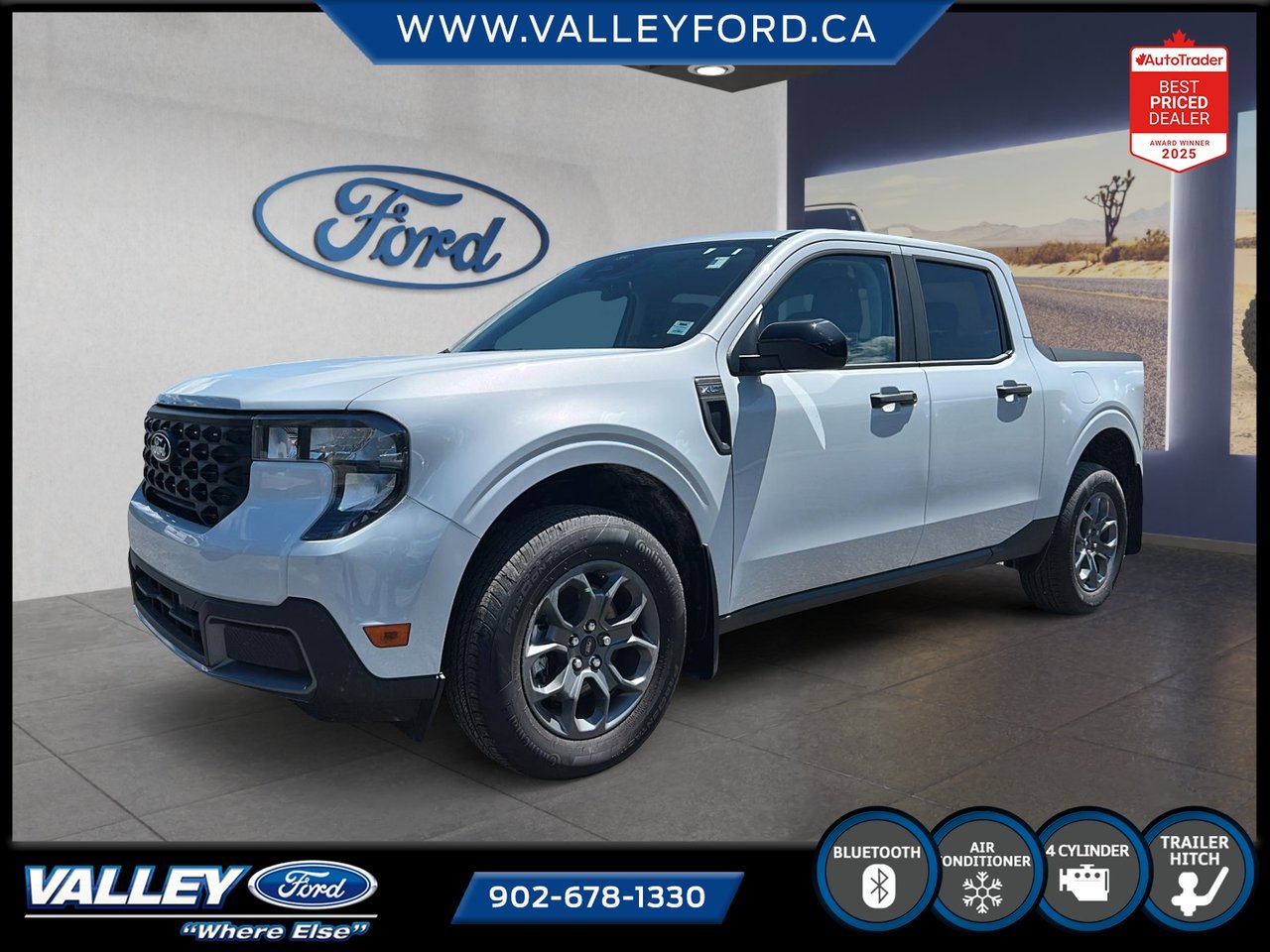 Space White Metallic 2026 Ford Maverick Pickup Truck All-Wheel Drive Automatic
