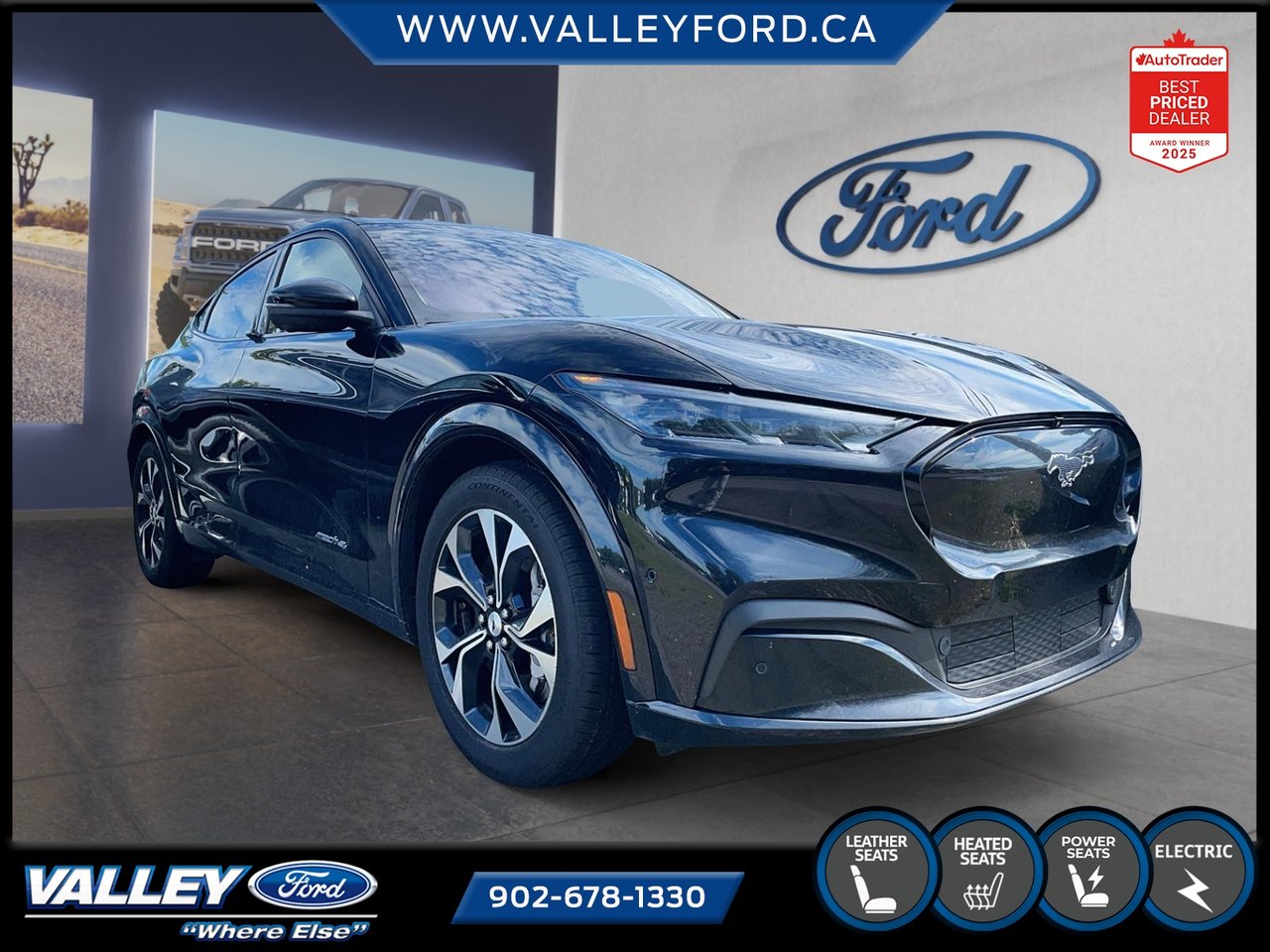 Black 2022 Ford Mustang Mach-E SUV / Crossover All-Wheel Drive Automatic