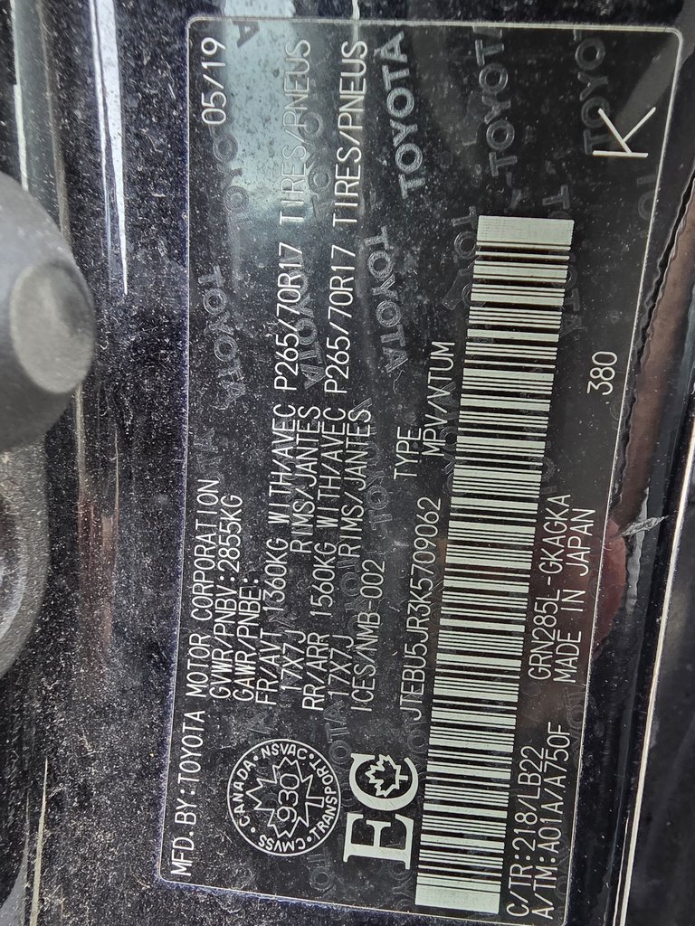2019 Toyota 4Runner BASE