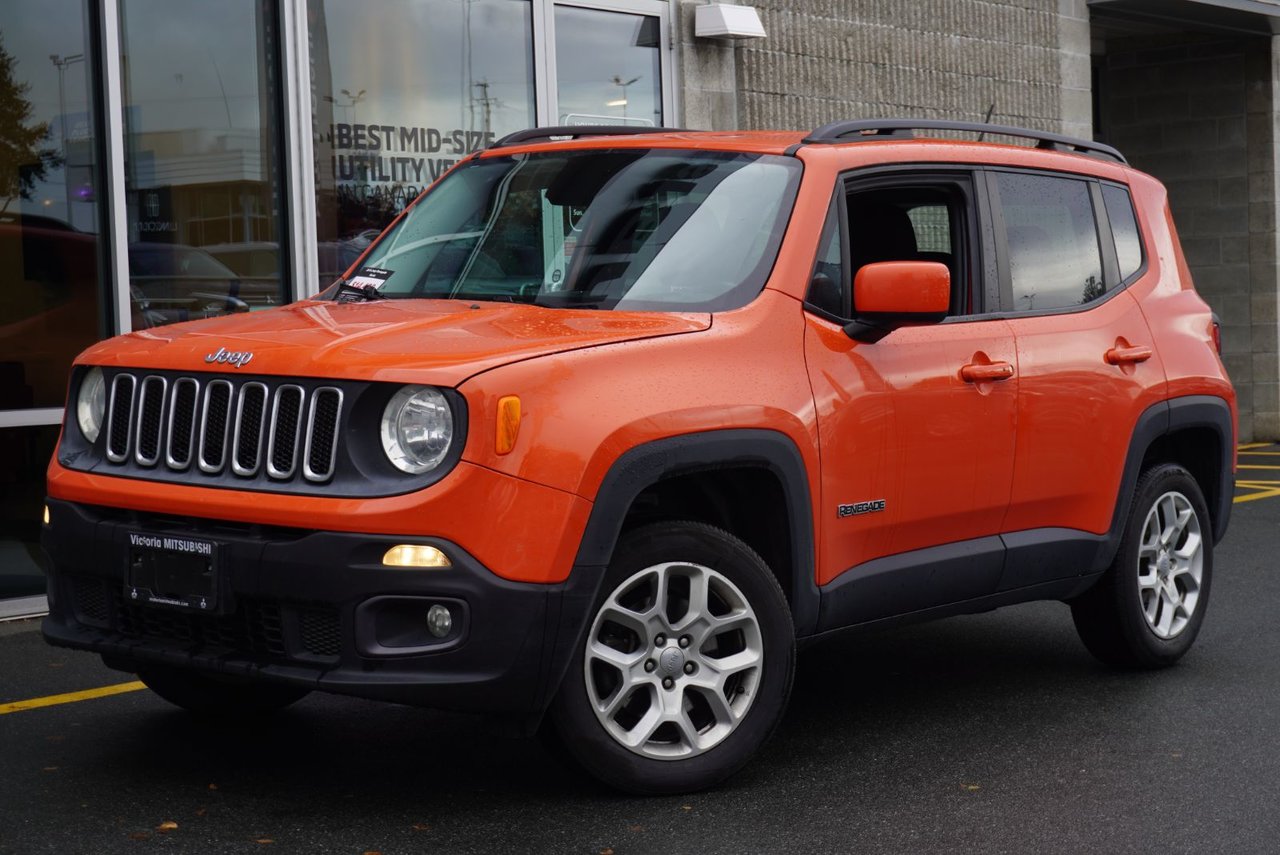 Orange 2016 Jeep Renegade SUV / Crossover Four-Wheel Drive 9-Speed Automatic