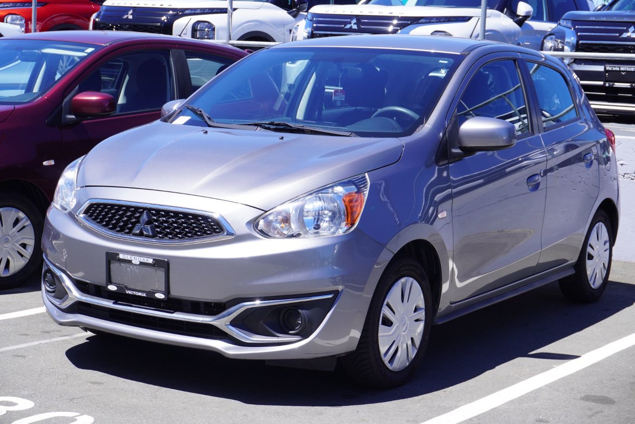 TITANIUM GRAY METALLIC 2017 Mitsubishi Mirage ES Hatchback Front-Wheel Drive Continuously Variable Transmission