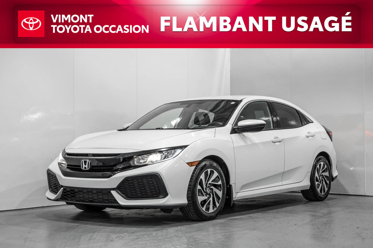 White 2018 Honda Civic Hatchback Hatchback Front-Wheel Drive Continuously Variable Transmission