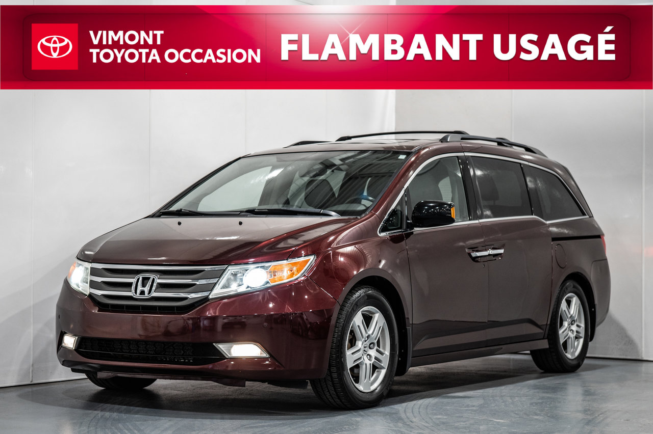 Red 2013 Honda Odyssey Minivan Front-Wheel Drive Automatic