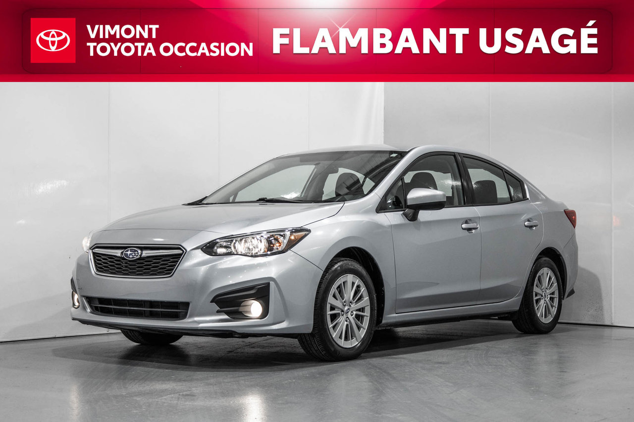Silver 2017 Subaru Impreza Sedan Continuously Variable Transmission