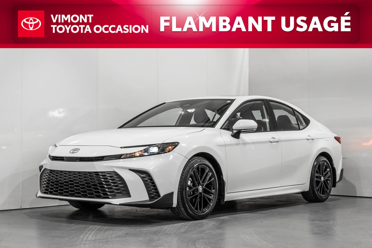 White 2025 Toyota Camry Sedan Front-Wheel Drive Automatic
