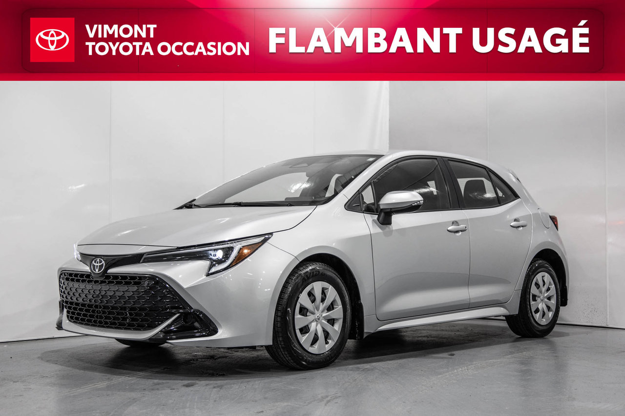 Silver 2023 Toyota Corolla Hatchback SE FWD Hatchback Front-Wheel Drive Continuously Variable Transmission