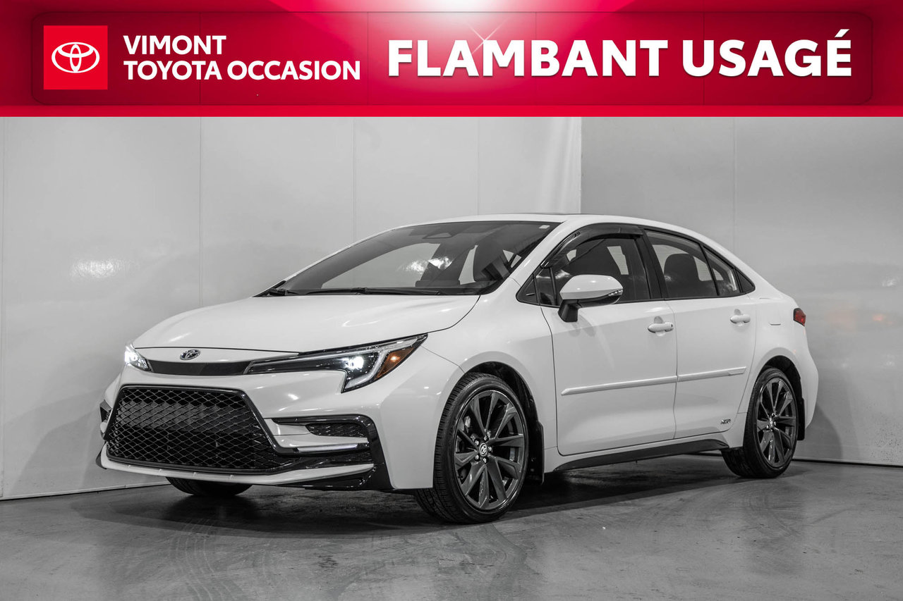 White 2023 Toyota Corolla Hybrid Sedan All-Wheel Drive Automatic