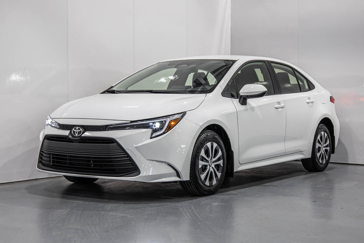 White 2026 Toyota Corolla Hybrid Sedan Front-Wheel Drive Automatic