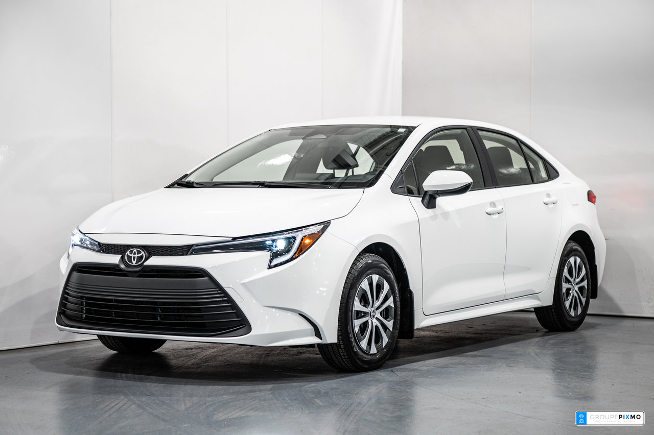 White 2026 Toyota Corolla Hybrid Sedan Front-Wheel Drive Automatic