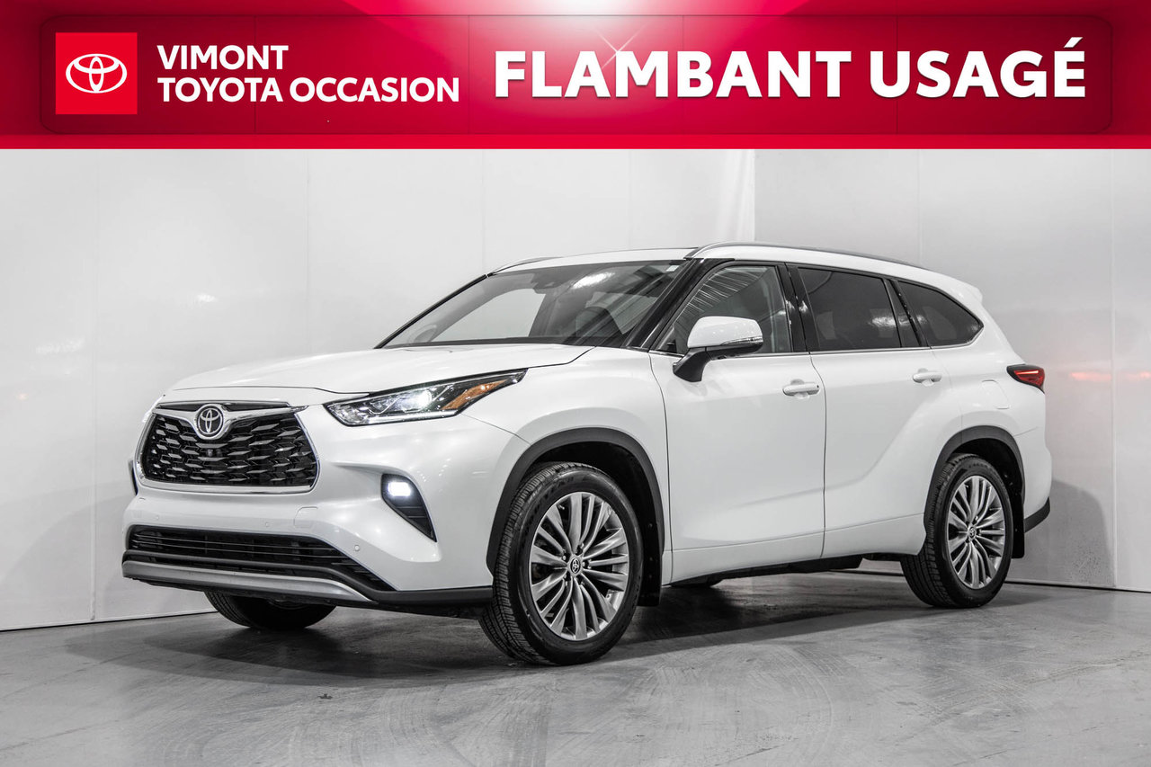 White 2022 Toyota Highlander Platinum AWD SUV / Crossover All-Wheel Drive Automatic