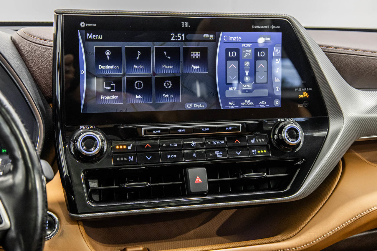 2022 Toyota Highlander PLATINUM / V6 3.5L / APPLE CARPLAY / CUIR / JBL ++-24