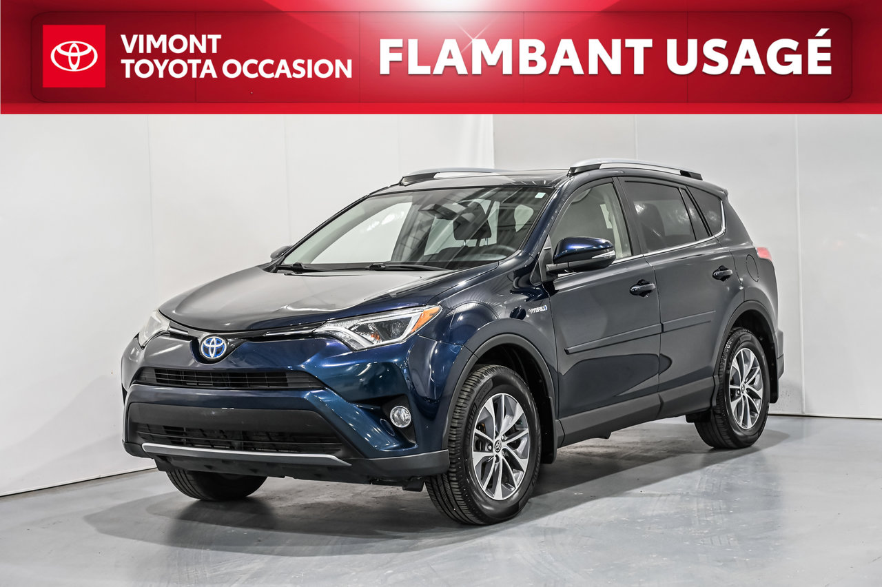 Blue 2018 Toyota RAV4 Hybrid SUV / Crossover All-Wheel Drive Automatic