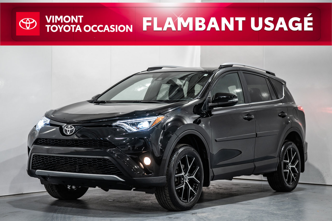 2018 Toyota RAV4 SE / AWD / CUIR / TOIT OUVRANT / CAMÉRA DE RECUL++-0