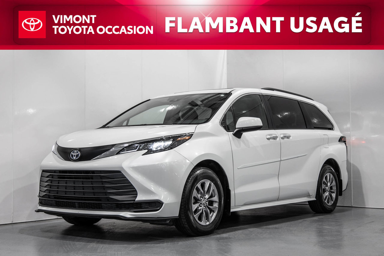 White 2025 Toyota Sienna Minivan Front-Wheel Drive Automatic