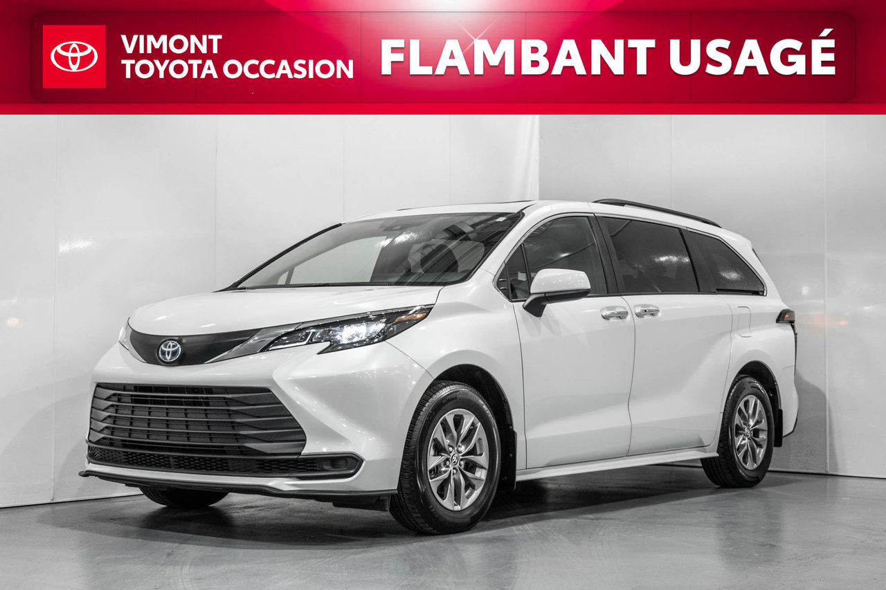 White 2025 Toyota Sienna Minivan Front-Wheel Drive Automatic